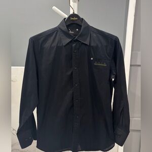G-Star Men's Black Casual Button-Down Shirt